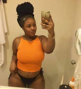 Selfie de femme noire