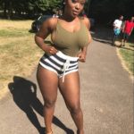 Jeune femme bbw noire