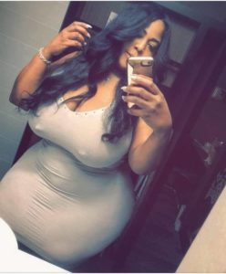 Selfie de grosse black